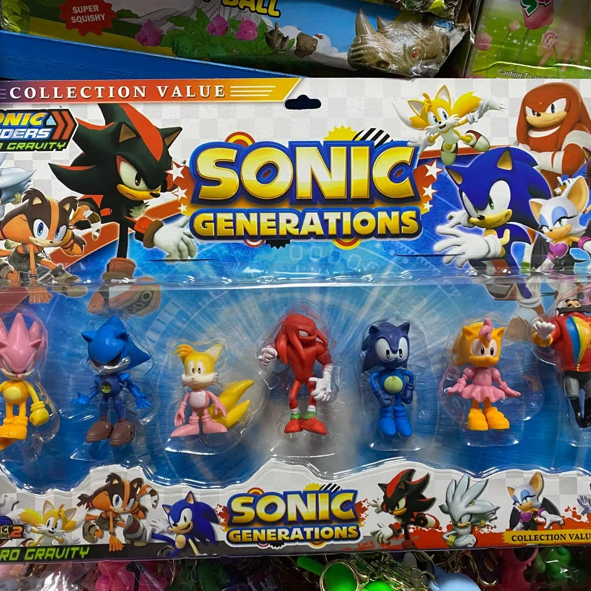 Sonic Generations Zestaw 7 Figurek 3+