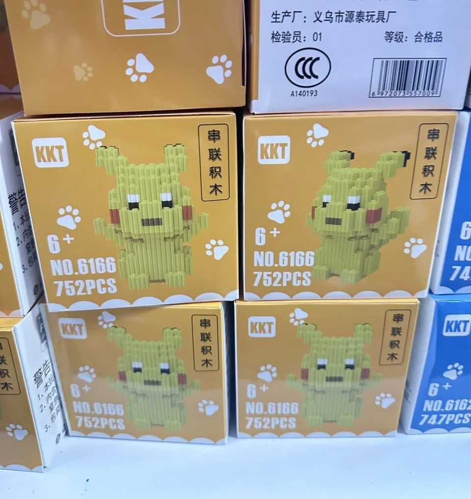 Zabawki Klocki Pikachu 752PCS - Figurka Kolekcjonerska KKT 6+