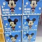Klocki Mikro Mickey Mouse 747PCS KKT NO.6162 - Zestaw 12 szt.