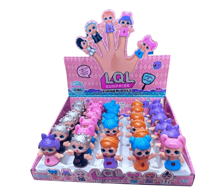 Zestaw Lalka LQL Surprise Finger Doll - Pacynki na Palec 30 szt.