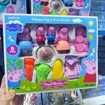 Zestaw figurek Peppa Pig Toy Series 5PCS z kasą i akcesoriami