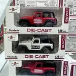 Modele Die Cast Samochody Policyjne 1:36 Mix 12szt