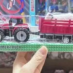 Czerwony Traktor z Przyczepą i Zwierzęciem Farmer Truck PK14190
