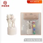 Zabawki Drewniane Figurki 9cm do Malowania Zestaw DIY PK14223