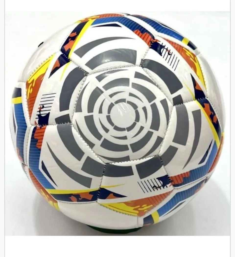 Mini piłki nożne z wzorem geometrycznym, 6 szt.