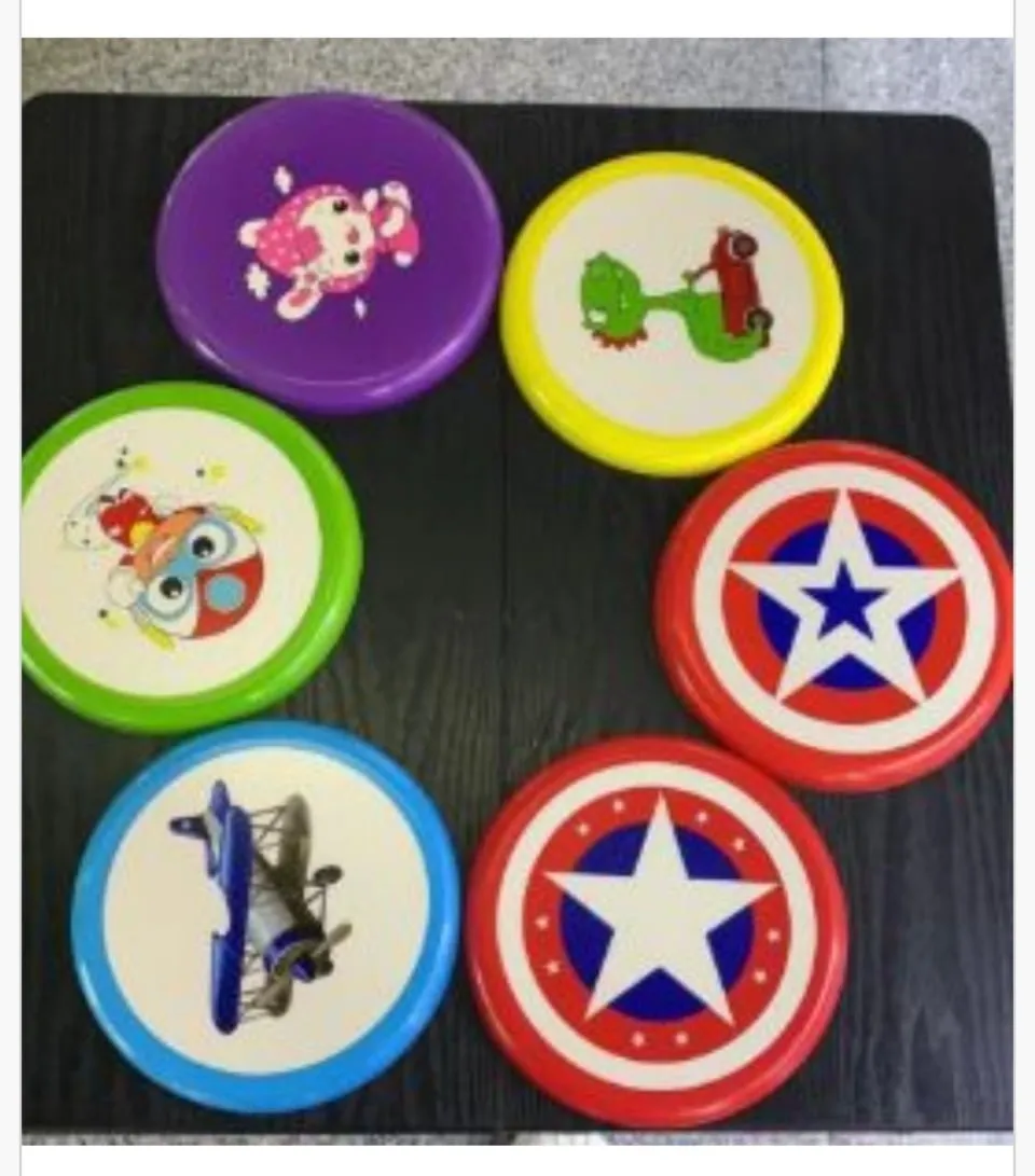 Frisbee 20cm dla dzieci plastikowe mix wzorów kolorów