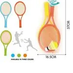 Zestaw Tennis 37cm - 2 Rakietki, Piłka i Lotka, Mix Kolorów