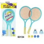 Zestaw Zabawka Tennis 61cm Rakiety Lotki Piłeczki Sports Funset