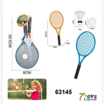 Zestaw Badminton 39,5cm 2 Rakietki Lotka Piłka 8cm