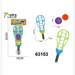 Zestaw Rakietki Sportowe 2szt + 2 Piłki, 52cm