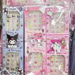 Zestaw Cute Sanrio Nails - Sztuczne Paznokcie dla Dzieci 12szt Mix