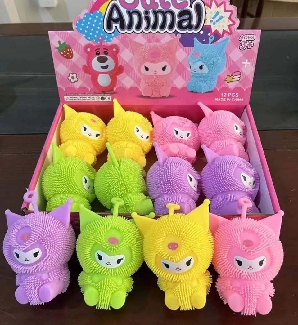 Zabawka Squeeze Cute Animal Gniotek Sensoryczny z Wypustkami Mix