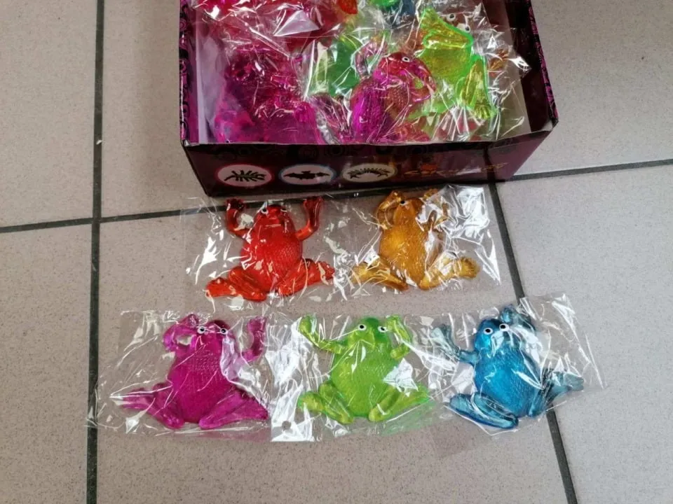Zabawka Squeeze Żaba Gniotek Mix Kolorów, 45 szt.