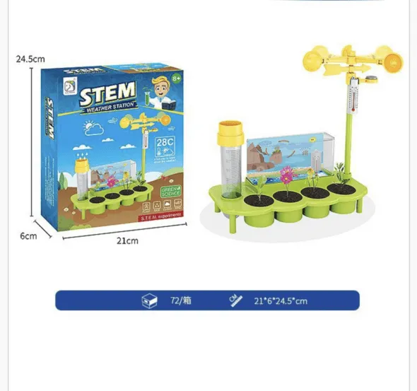 Zabawka Edukacyjna Stem Weather Station Stacja Pogodowa 21x24,5cm