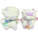 Maskotka Pluszowa Świnka 6cm na Baterie Muzyczna Mix