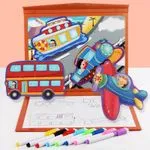 Advance Puzzle & Join The Dots - Edukacyjny Zestaw Pojazdy 6szt