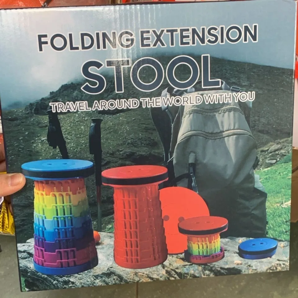 Składany taboret teleskopowy Folding Extension Stool Travel Mix