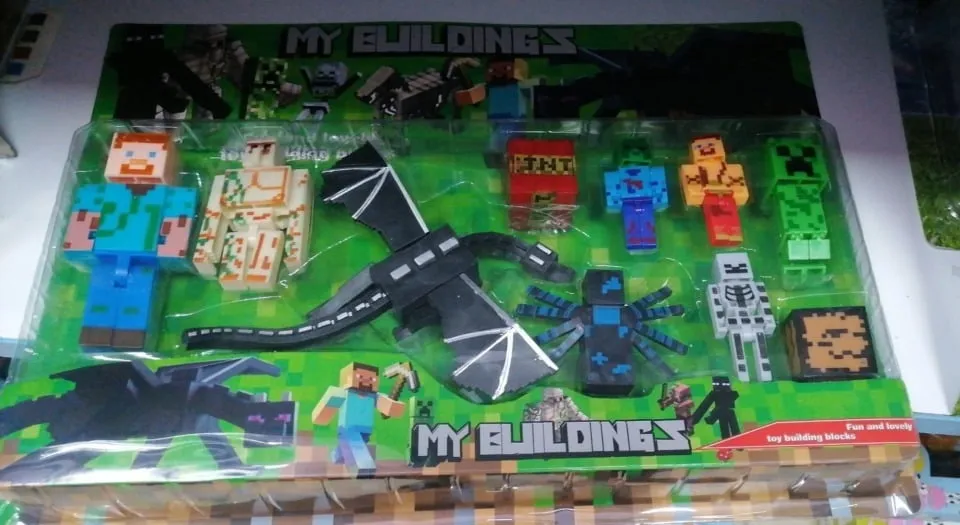 Zabawka My Buildings - Zestaw Figurek Minecraft Smok i Postacie