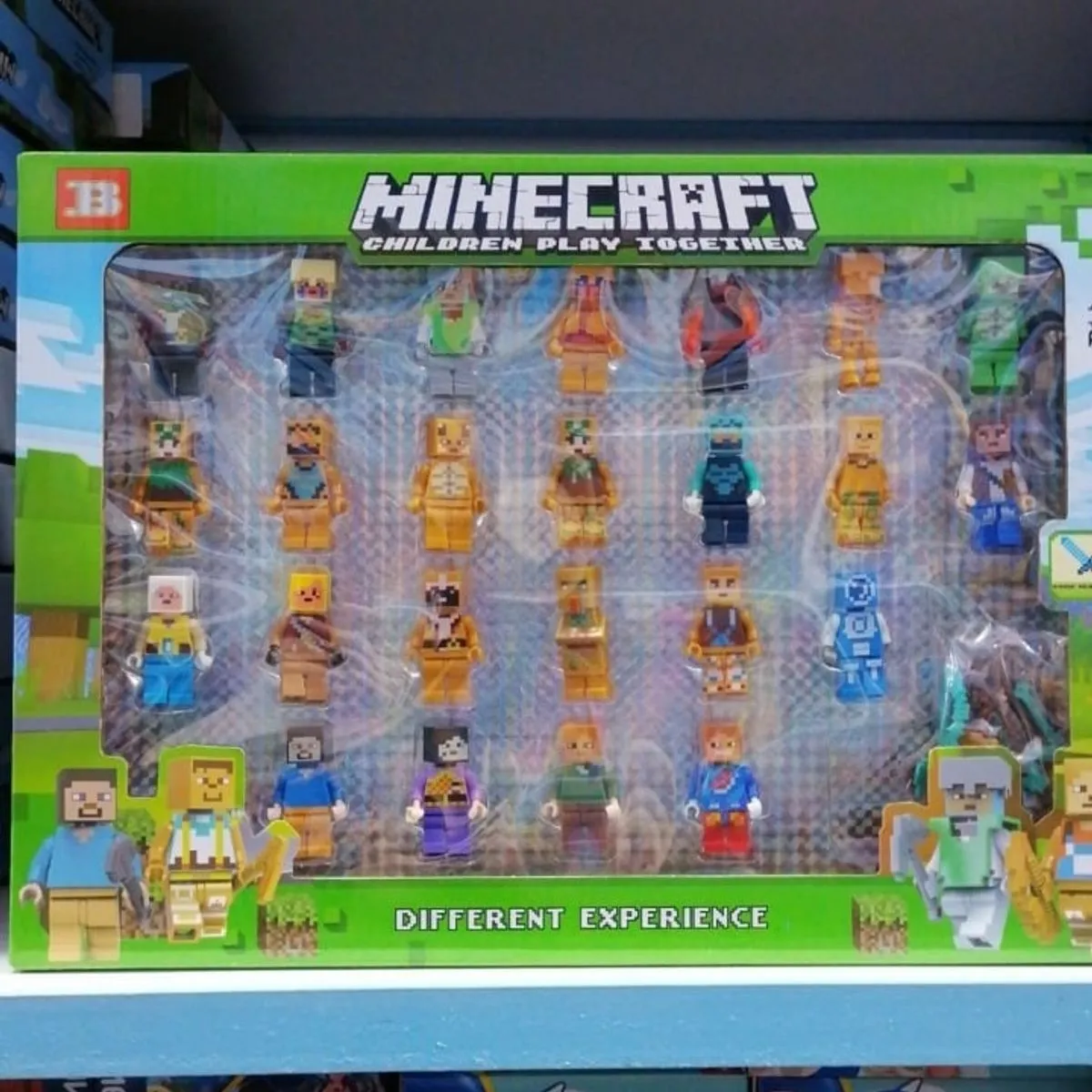 Zestaw figurek Minecraft 24PCS - 24 sztuki z akcesoriami