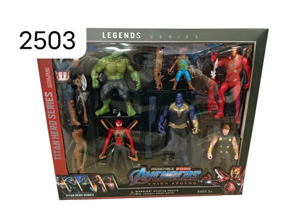 Zestaw 7 figurek Avengers Titan Hero Series Legends 2503