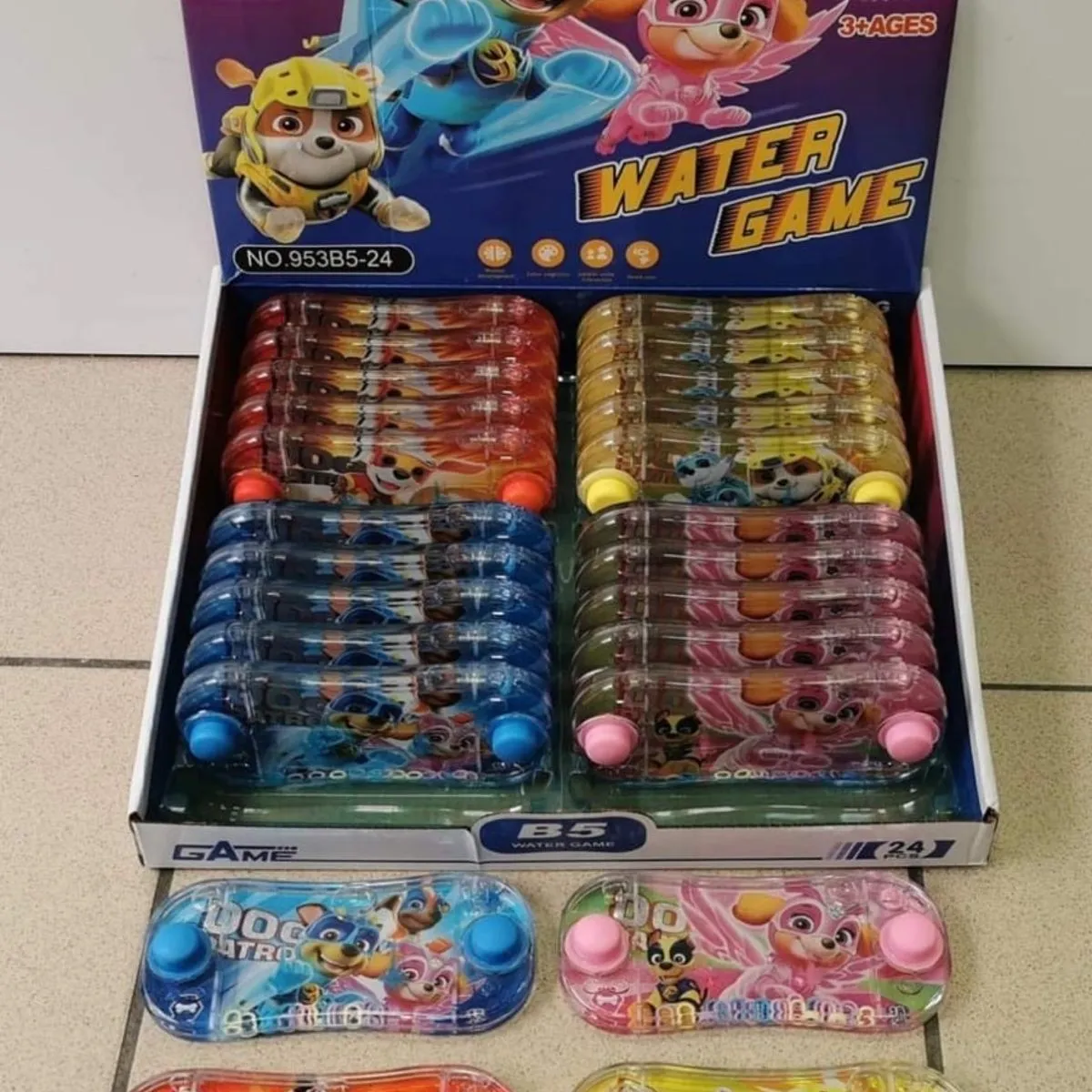 Gra Wodna Psi Patrol - Zręcznościowa Konsola 24 szt.