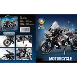 Klocki Motorcycle 486PCS JIQILE Sportowy Motocykl Wyścigowy NO.4703