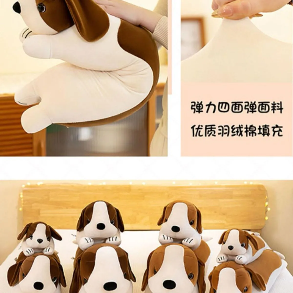 Maskotka Pluszowa Długi Piesek Beagle 110cm Brązowo-Biały