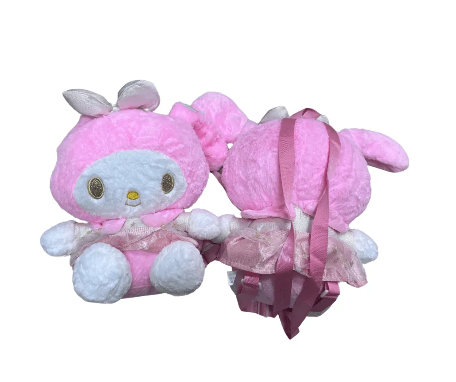 Maskotka Torebka Kuromi My Melody Różowa Pluszowa 6szt