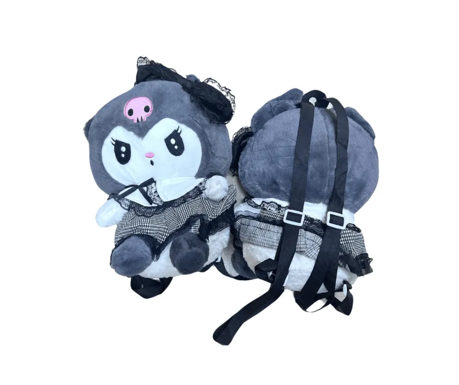 Maskotka Torebka Kuromi - Plecak Pluszowy w Sukience