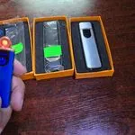 Zapalniczki USB żarowe z wskaźnikiem LED, mix kolorów, 8 szt