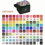Zestaw markerów alkoholowych Touch 120 szt w etui