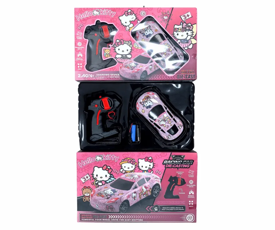 Samochód Sterowany Hello Kitty Metal Die-Cast 2.4GHz Drift Różowy