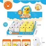 Zabawka Jump Pet Nakręcany Kurczak 10cm, 12 sztuk