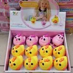 Nakręcana Zabawka Jumping Chick 12 szt. Skaczący Kurczak Mix