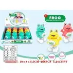 Zabawki Frog General Mobilization 10x8x5.5cm Nakręcane Żabki 12szt