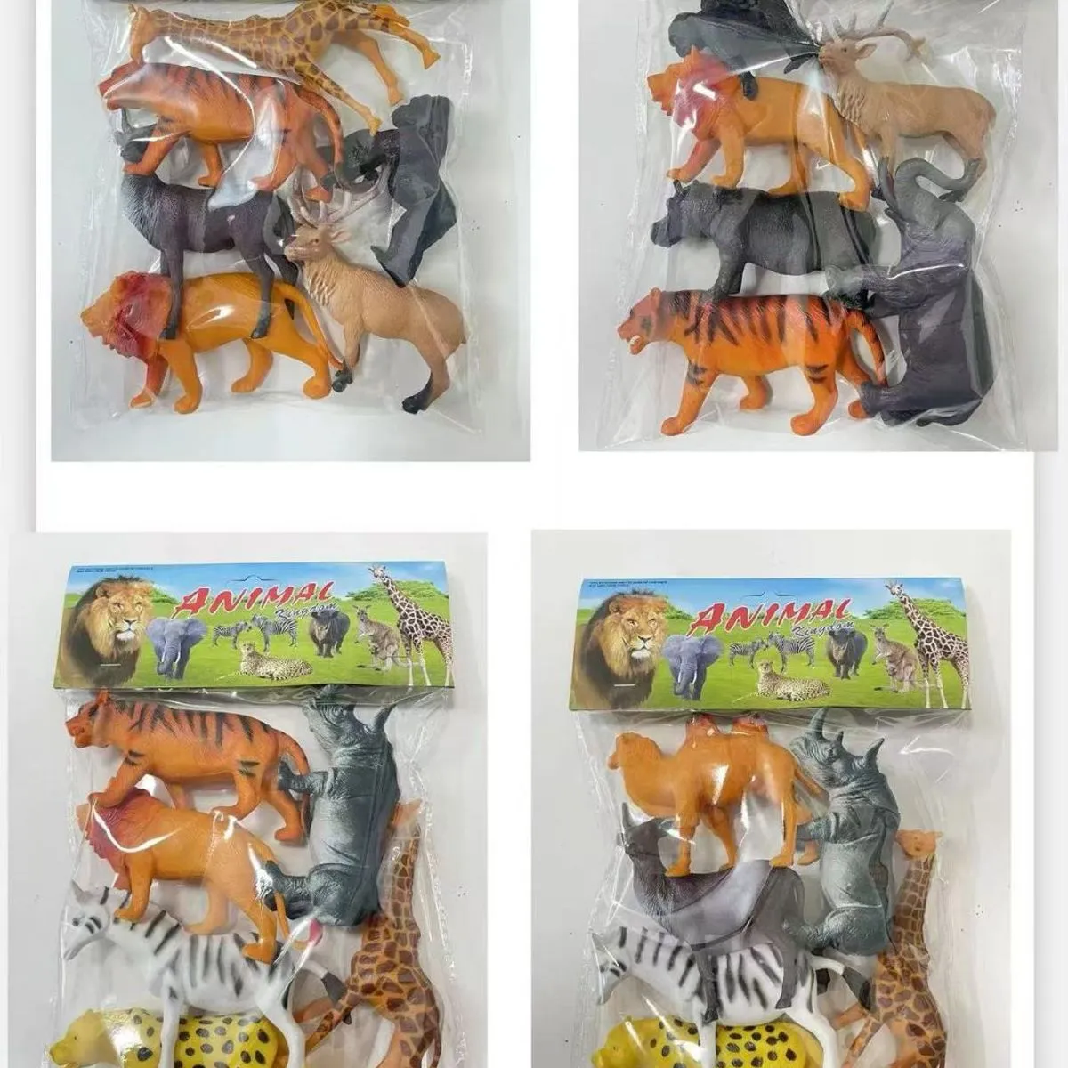 Zestaw 6 Figurek Dzikie Zwierzęta Animal Kingdom