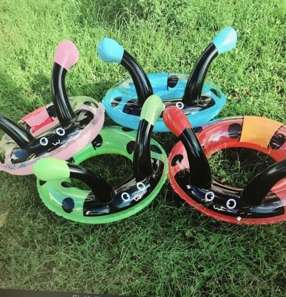 Koło do Pływania 60cm Biedronka z Czułkami Mix Kolorów