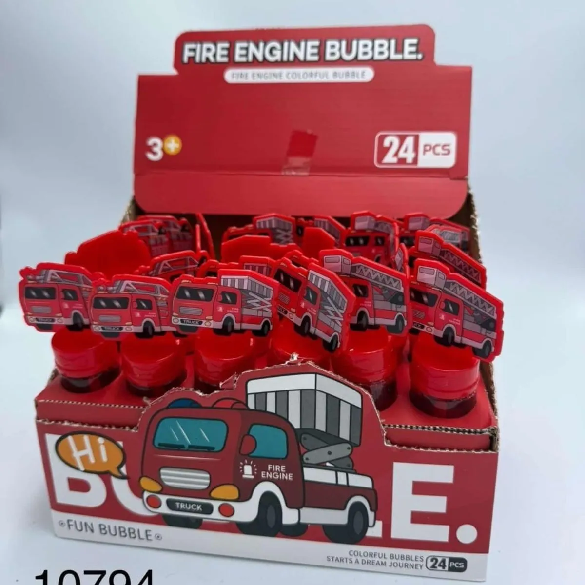 Bańki Mydlane Fire Engine Bubble Straż Pożarna 48 szt.