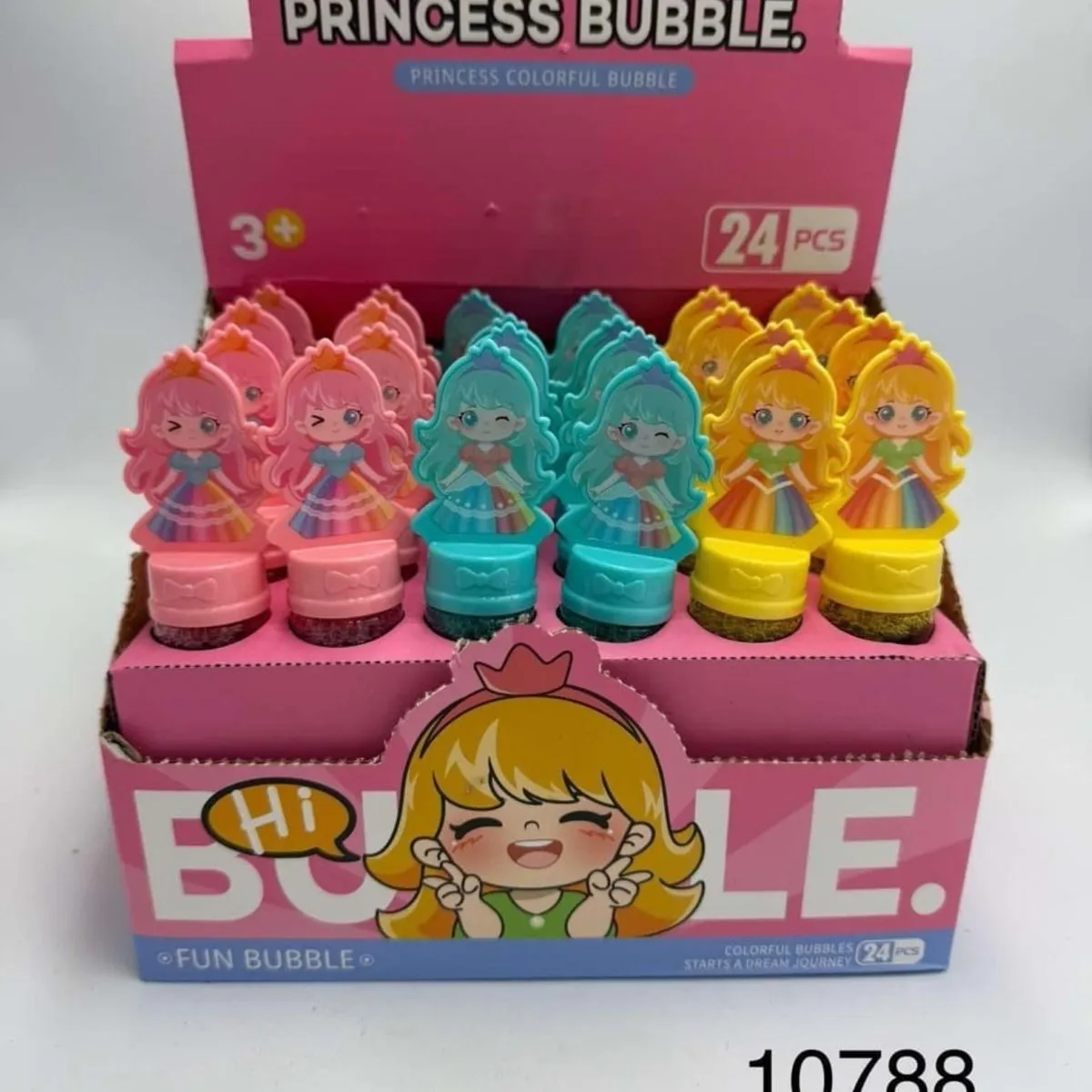 Bańki Mydlane Princess Bubble Figurki Księżniczki Mix 48 szt.