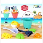 Zabawka Plażowa Zestaw do Pia 24cm Wiaderko Konewka