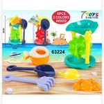 Zestaw Zabawki Plażowej z Młynkiem Wodnym 25cm 7 TOYS