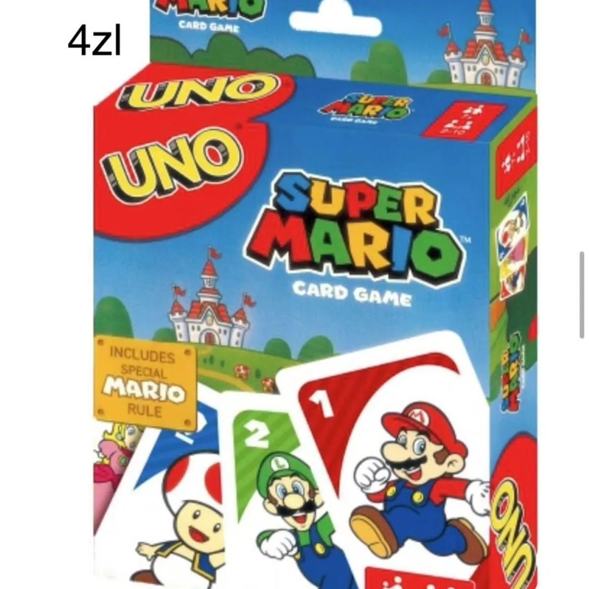 Gra Karty Uno Super Mario - Karciana Gra Rodzinna