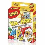 Gra Karty Uno Tom & Jerry - Edycja Specjalna z zasadą dodatkową