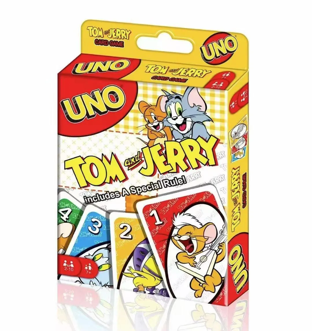 Gra Karty Uno Tom & Jerry - Edycja Specjalna z zasadą dodatkową