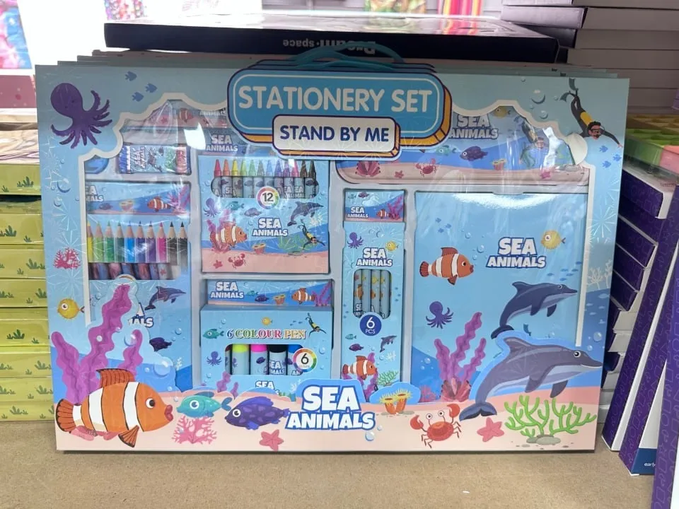 Zestaw Akcesoriów Szkolnych Sea Animals Stand By Me 6 szt Mix