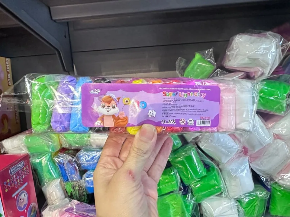 Zestaw Kolorowa Ciastolina Piankolina 10PCS Super Light Clay