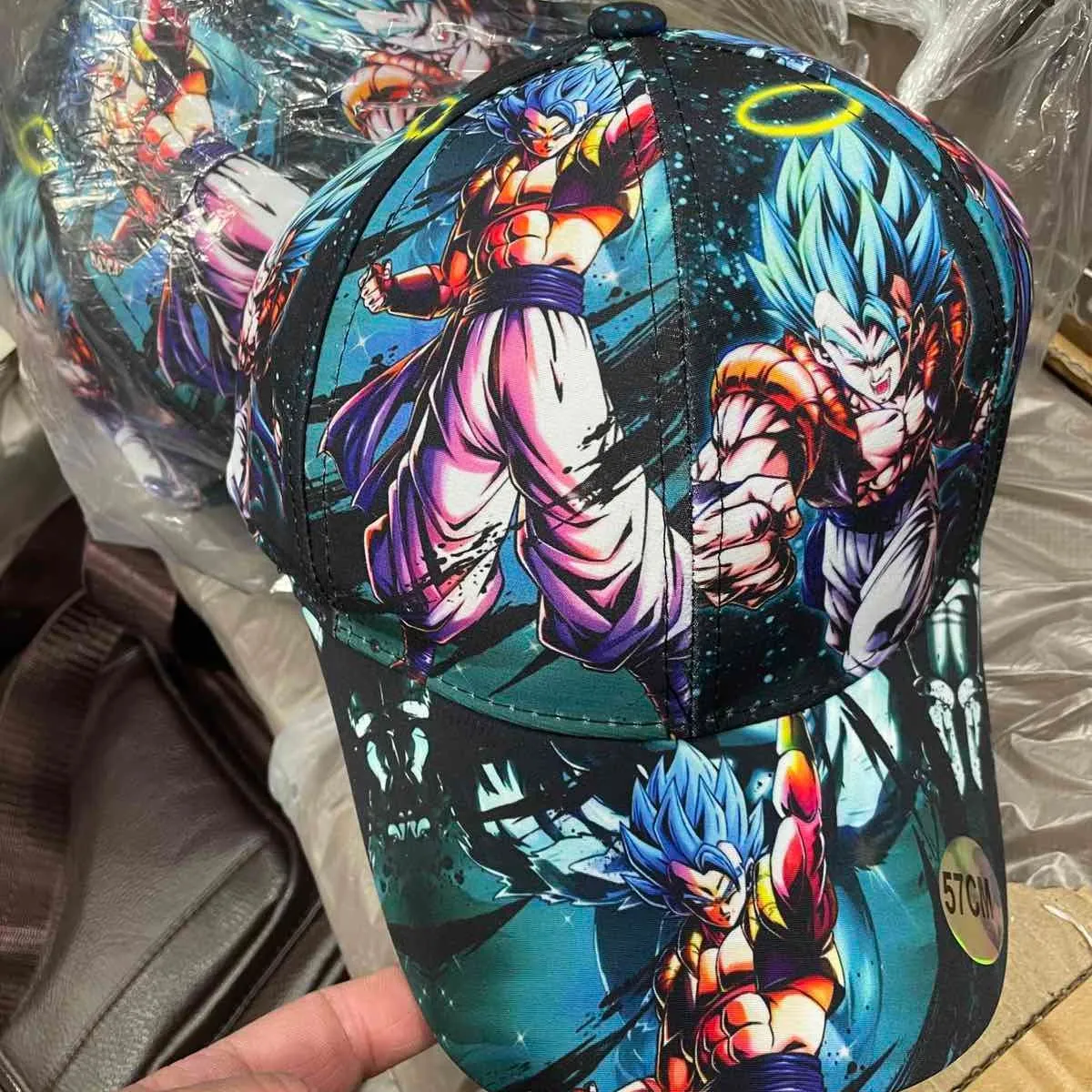 Czapki dla Dzieci z Daszkiem Anime Goku 57cm - Full Print