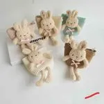 Torebka dla Dzieci Pleciona z Pluszowym Królikiem Mix 12szt
