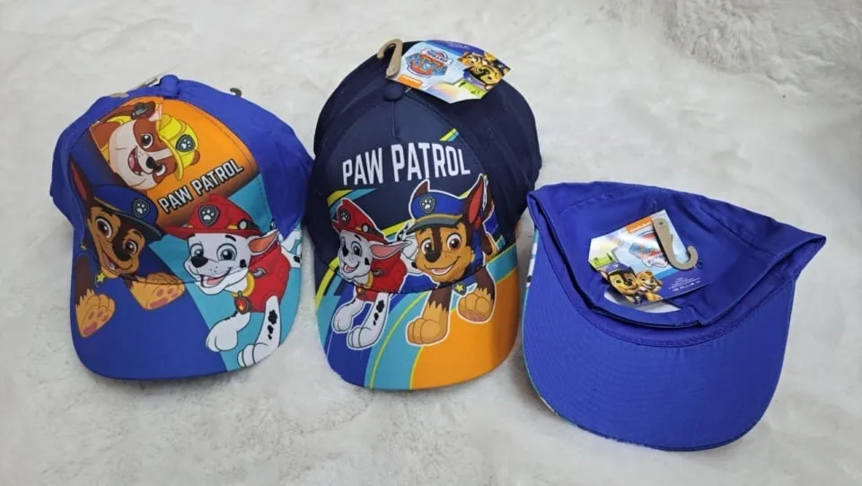 Czapka z daszkiem dla dzieci Paw Patrol mix wzorów granatowa/niebieska