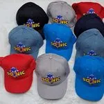 Czapka z daszkiem dla dzieci Sonic - Mix kolorów, 10 szt.